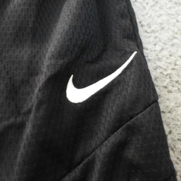 Nike Shorts Mens Small Black Basketball Drawstring Dri Fit Elastic Waist Gym - Picture 3 of 10